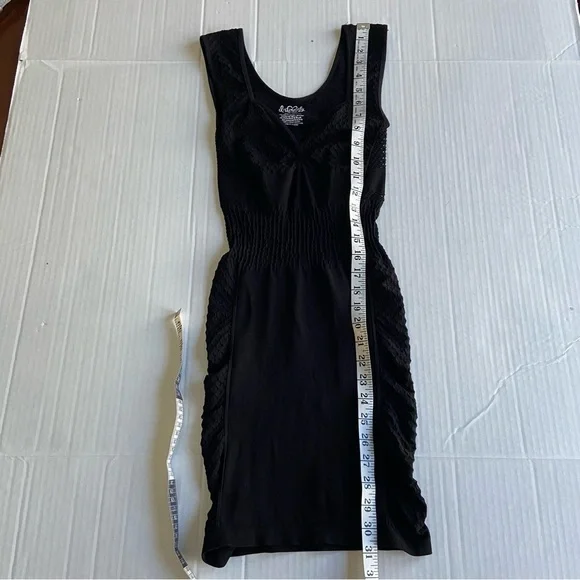Intimately Free People Dress Womens XS/S Bodycon Tight Black Dress Cut Out - Picture 12 of 15